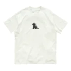 Ogata Dogs.の黒ラブ Retriever オーガニックコットンTシャツ