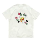 ぴょろりんちょ🐤のごろ寝しながらスイカを食べるぴよ Organic Cotton T-Shirt