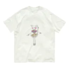 mainetteのネコリーナ オーガニックコットンTシャツ