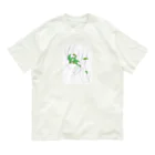 26giの横顔葉っぱ Organic Cotton T-Shirt