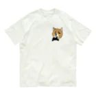 T部の豆柴ロック オーガニックコットンTシャツ