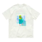 むーむー小屋のちびちゃんです！濃いめ用セリフ付き Organic Cotton T-Shirt