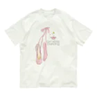 mainetteの踊りたいネズミちゃん オーガニックコットンTシャツ