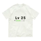 歯車デザインのレベル25 Organic Cotton T-Shirt