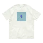 ははは HAHAHAの可哀想なたこちゃん オーガニックコットンTシャツ