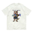 猫丸堂【ねこまるどう】の一緒に食べよう！ Organic Cotton T-Shirt