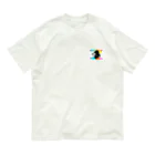 紅空月(kouzuki)designの金魚花_colorful Organic Cotton T-Shirt