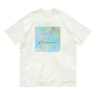 chocosshi shopのつらなりねこ Organic Cotton T-Shirt