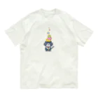 chocosshi shopのくりくりおめめねこ オーガニックコットンTシャツ