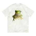 石田 汲の2D-Frog ver.01 オーガニックコットンTシャツ