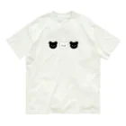 みけんちのしろくろくまくん オーガニックコットンTシャツ