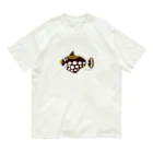 Astrio SUZURI店のモンガラカワハギちゃん オーガニックコットンTシャツ