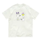 soratoのパーティーうさぎ オーガニックコットンTシャツ