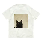 nennekozouのにょろねこ オーガニックコットンTシャツ