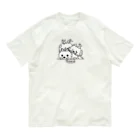 イラスト MONYAAT の ポメラニアンとポメラニアンとポメラニアン M オーガニックコットンTシャツ