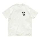 すぷらのpanda オーガニックコットンTシャツ