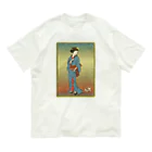 nidan-illustrationの"美人画" 1-#1 Organic Cotton T-Shirt