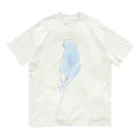 まめるりはことりの見返り美人マメルリハちゃん【まめるりはことり】 オーガニックコットンTシャツ