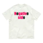 Negative sideのNegative side オーガニックコットンTシャツ