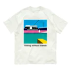 FISHING without FRIENDSのfishing without friends 1 オーガニックコットンTシャツ