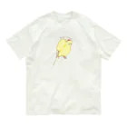 小鳥のほっぺののびーんピヨちゃん オーガニックコットンTシャツ