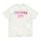 JIMOTOE Wear Local Japanの土浦市 TSUCHIURA CITY ロゴピンク Organic Cotton T-Shirt