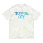 JIMOTOE Wear Local Japanの土浦市 TSUCHIURA CITY ロゴブルー オーガニックコットンTシャツ