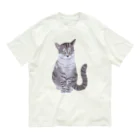 muramotochihiroのギザ耳CAT オーガニックコットンTシャツ