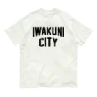 JIMOTOE Wear Local Japanの岩国市 IWAKUNI CITY　ロゴブラック Organic Cotton T-Shirt