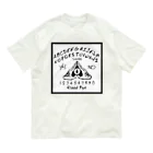 SumiReのウィジャボード　Ouija　白 オーガニックコットンTシャツ