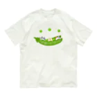 めいぷるのえんどう豆にゃ オーガニックコットンTシャツ