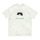 alcorののらねこ委員会(白黒) オーガニックコットンTシャツ