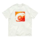 bimakoのお店の素朴なオレンジねこさん Organic Cotton T-Shirt