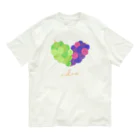 MORI CRAFTのハートの葡萄 オーガニックコットンTシャツ
