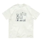 jikkuri kotokotoの中学生初日（淡色） オーガニックコットンTシャツ