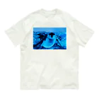 ペンギンの写真のヒゲペンギン　写真　リアル Organic Cotton T-Shirt