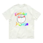 ma.ikのHappy　Smile☺ Organic Cotton T-Shirt