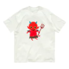 おばけ商店のおばけTシャツ＜いたずらデビル＞ Organic Cotton T-Shirt