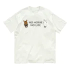 SHOP HAPPY HORSES（馬グッズ）のスピプーロゴ オーガニックコットンTシャツ