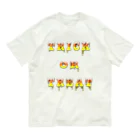 Planet EvansのCandy Cone Trick or Treat オーガニックコットンTシャツ