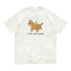 ともえのえ - 柴犬とか動物色々のI GOT VACCINATED Shiba dog オーガニックコットンTシャツ