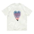 26giの夕空ハート Organic Cotton T-Shirt