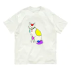 アソマサヤの背筋良い猫 Organic Cotton T-Shirt
