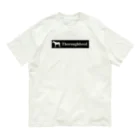 はずれ馬券屋の文字ネタ 515 サラブレッドステッカー 黒 Organic Cotton T-Shirt