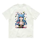 夜想明【LINEスタンプ・BOOTH販売中】のアクシスベストディアボロス Organic Cotton T-Shirt