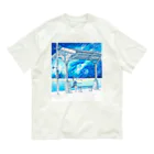 始発ちゃんの星の降る駅 Organic Cotton T-Shirt