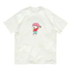 かまねりショップの走る子ちゃん オーガニックコットンTシャツ