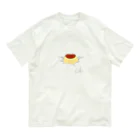 ひよこの足跡。のめりこみプリン Organic Cotton T-Shirt