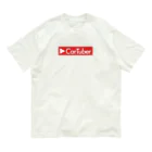 新車購入アドバンスチャンネル【CarTube】のCarTuberロゴ（赤） オーガニックコットンTシャツ