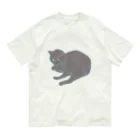 猫猫商店の黒猫こぱん オーガニックコットンTシャツ